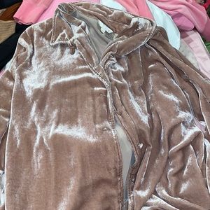 Pink Silk/ soft cardigan